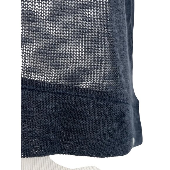 NWT Gilly Hicks x Abercrombie Navy Slouchy Slub Knit Sweater Top - Picture 3 of 14